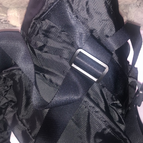 NWT PINK Victoria’s Secret Convertible Backpack Fanny Pack Black/white PINK Logo main image 6